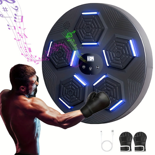 Boxing Target, Musical Boxing Machine, Boxing Training Equipment, Wall Mounted Boxing Machine, Musical Boxing Target, Boxing Exercise Machine, Christmas Gift, Gift, Target For Home Training Boxing, Can Play Music And Connect