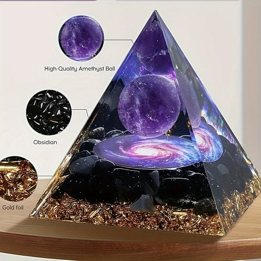 Ametrine Vortex Amethyst Crystal Pyramid